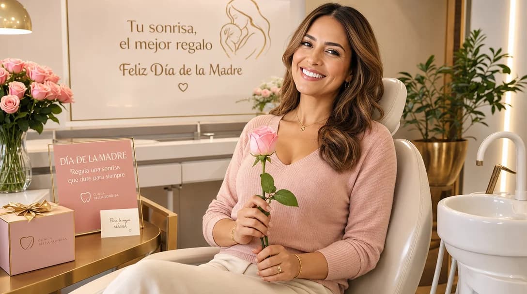 Regalo de sonrisa en clínica