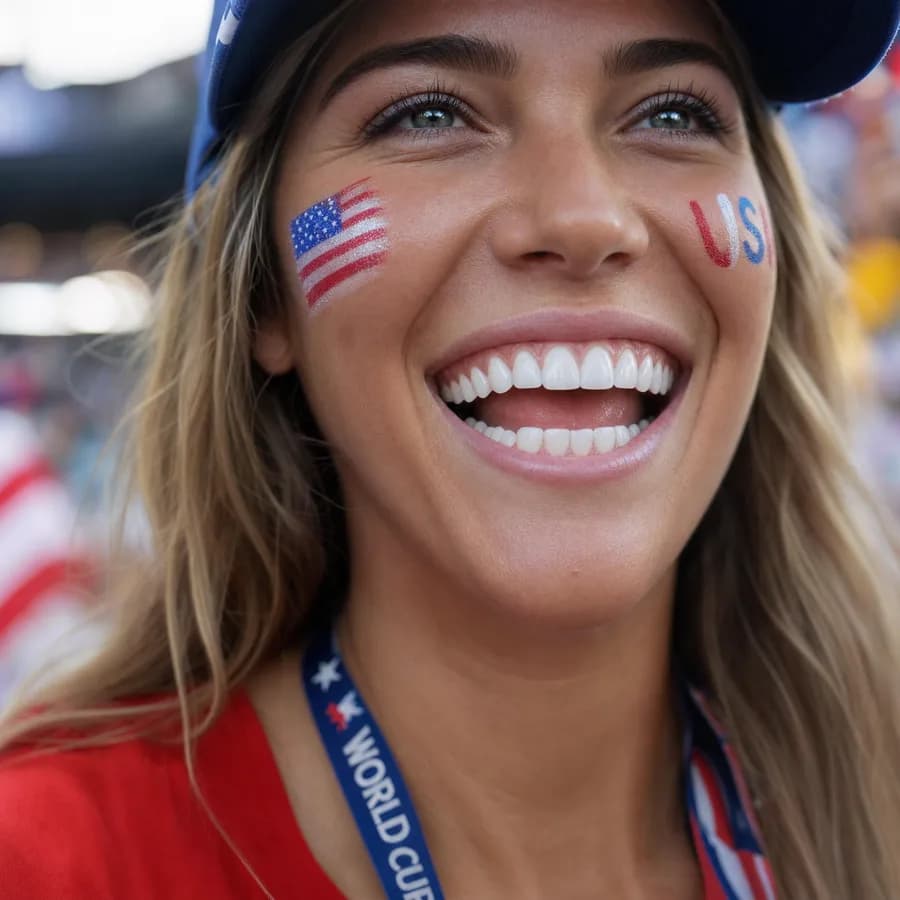 Perfect American smile dental whitening treatment World Cup 2026 offer Cali