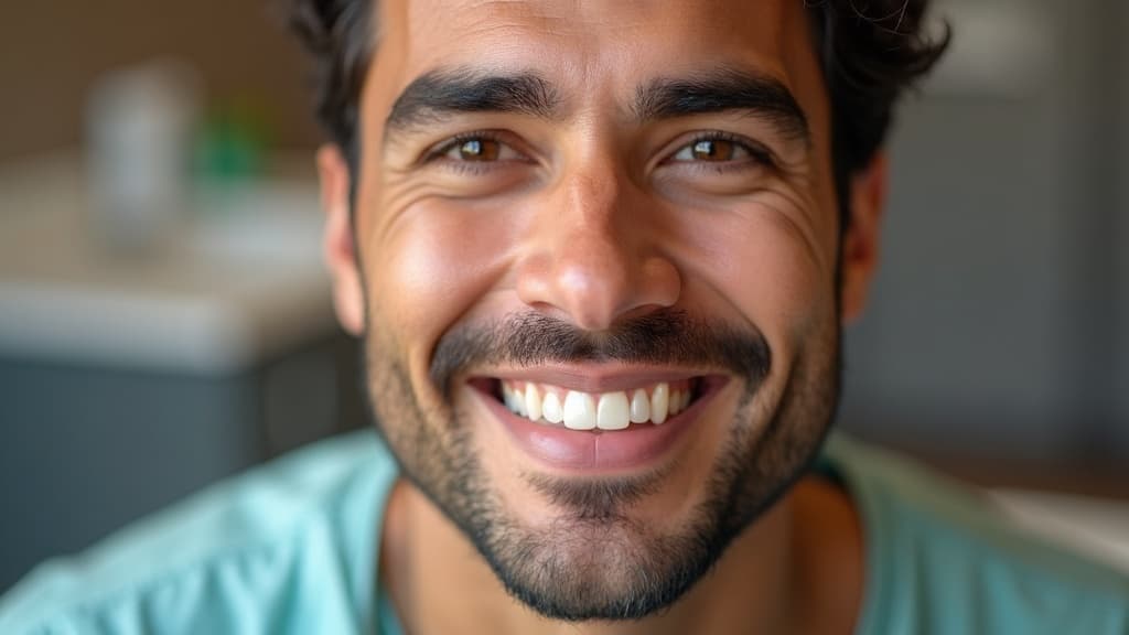 Patient with restored smile — general dentistry Cali Colombia