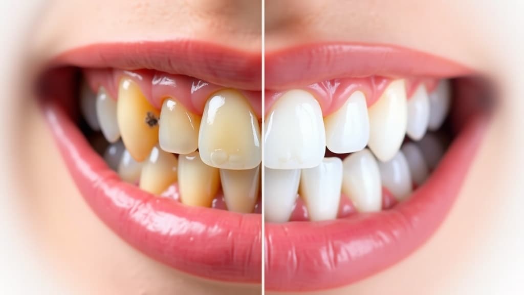 Antes y después de rehabilitación oral completa — transformación Cali